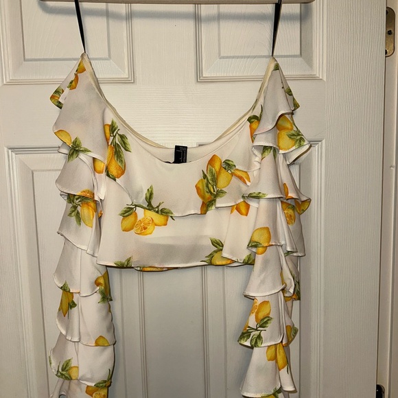 Floral Ruffle Off-Shoulder Top - Picture 3 of 3